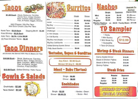 Taco Depot menu