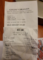 Golden Dragon food