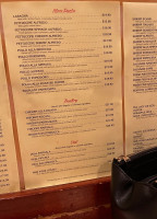 Ricado's Italian menu