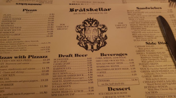 Bratskellar menu