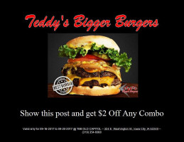 Teddy's Bigger Burgers food