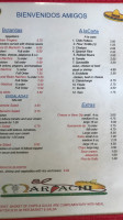 El Mariachi Garibaldi menu