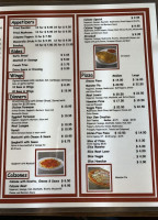 Beni's Pizza menu