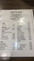 Tutti's menu