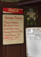 Old Crow Real Pit -b-q menu