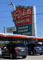 Historic Parkette Drive Inn Sign outside