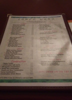 China Panda menu