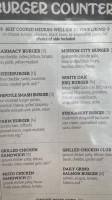 The Pharmacy Burger Parlor Beer Garden menu