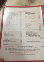 Dinner Diner menu