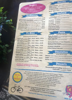 Ky's Olde Town Bicycle Shop menu