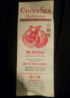 China Sea menu