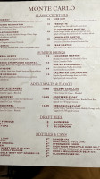 The Monte Carlo menu