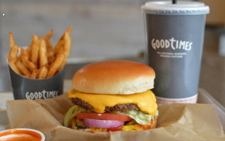 Good Times Burgers Frozen Custard food