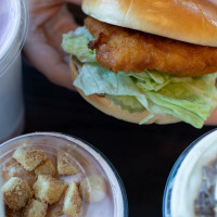 Good Times Burgers Frozen Custard inside