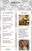 Mainstreet Grill menu