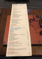 Brgr menu