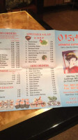 Oishi Japanese Express menu