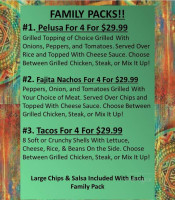 Tlaquepaque menu