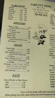 Ray's Pizza menu