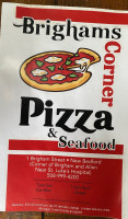 Brigham's Corner Pizza And Seafood food