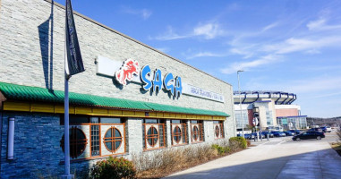 Saga Hibachi Steakhouse Sushi outside