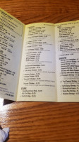 The East Cafe Chinese menu