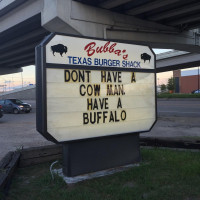 Bubba's Texas Burger Shack food