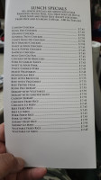 China Wok menu