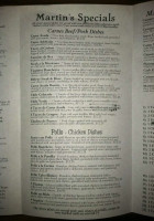 Mi Casa menu