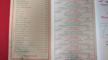 China Wok menu