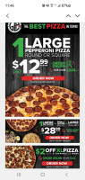 Green Lantern Pizza food