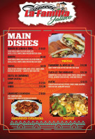 La Familia Jalisco menu