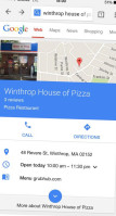 Winthrop House Of Pizza inside