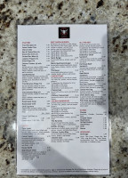 Beef Baron menu