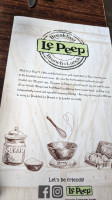 Le Peep Cafe menu