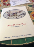 The Martinez Cafe menu