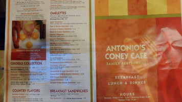 Antonio's Cafe Grill menu