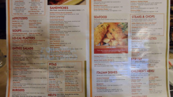 Antonio's Cafe Grill menu