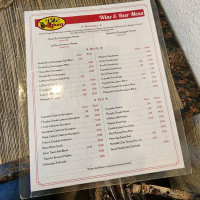 A Bite Of Belgium menu