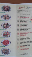 Great Wall menu