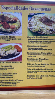 Tipico Oaxaqueno menu