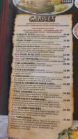 Fiesta Jalisco menu