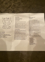 Lao Cafe 2 menu