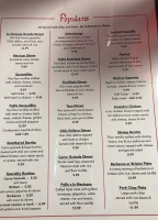 La Cienega Mexican Food menu