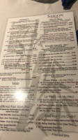 Saigon Cafe menu