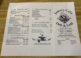 Jamo's Cafe menu