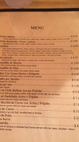 Mexico 2000 menu