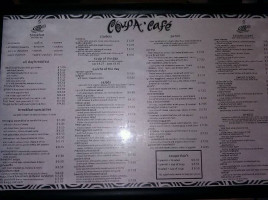 Coupa Cafe Y2e2 menu