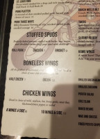 Fatback's menu