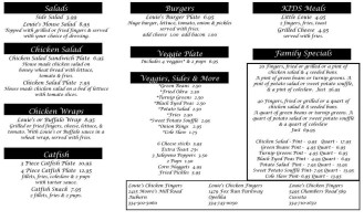 Louie's Chicken Auburn (moores Mill) menu